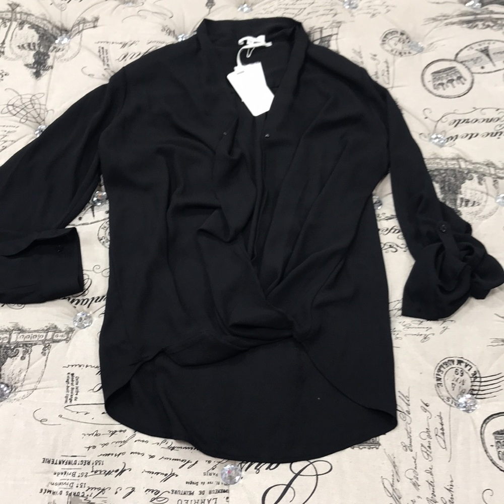 🎁 Pleione Faux Wrap Blouse - Picture 3 of 7